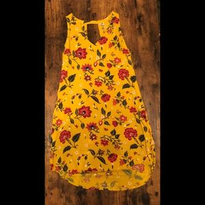 Yellow Floral Dress